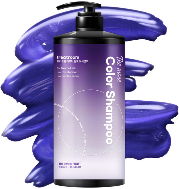 트리트룸 더모어 탈모 기능성 보색샴푸, 1.01L, 1개