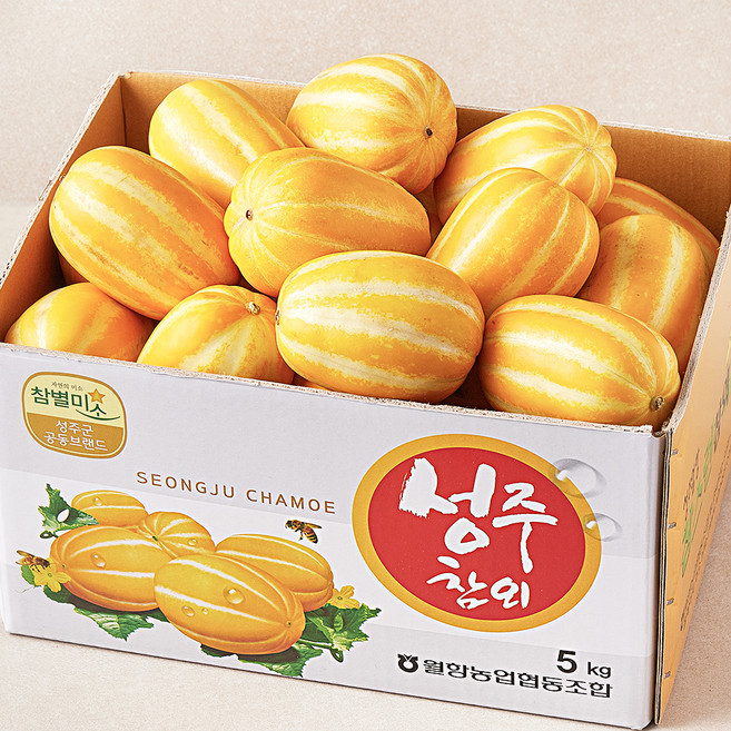 성주 가정용 실속 참외, 5kg, 1박스