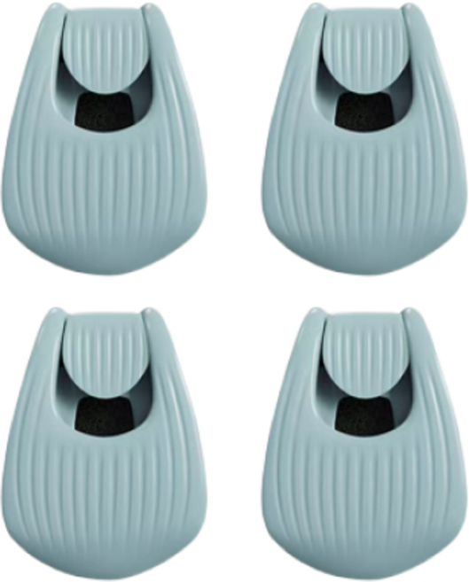 히즈플랜 낚시대 고정 클립, 블루, 4개