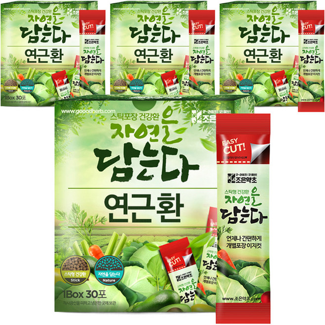 조은약초 연근환 스틱, 120개, 3g