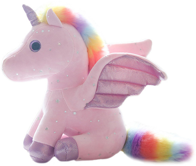 네이처타임즈 유니콘 인형, 28cm, 핑크, 1개