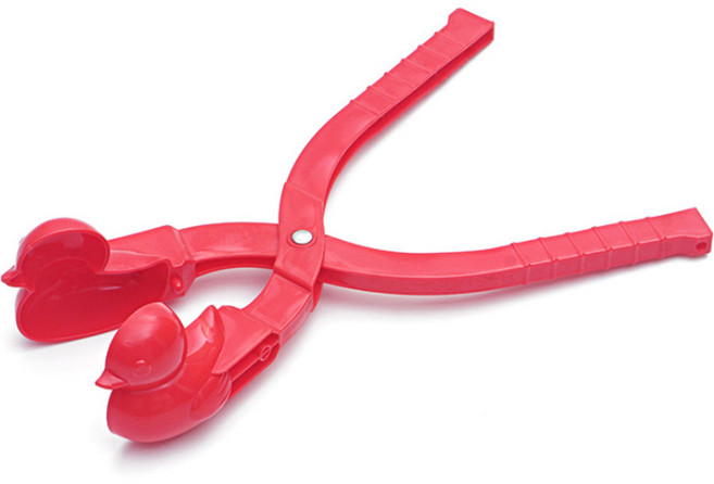 오리 스노우볼 메이커 완구, 레드, 30g, 1개