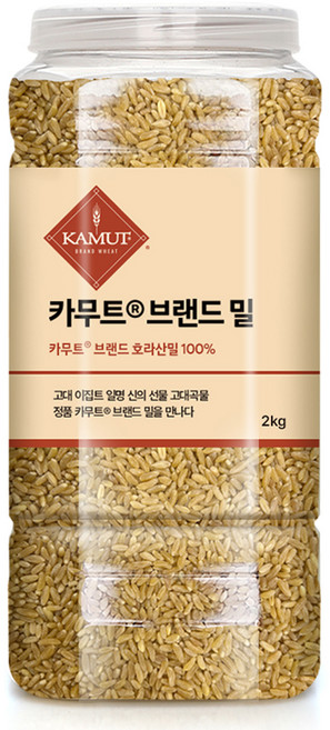카무트 브랜드 밀 100%, 2kg, 1개