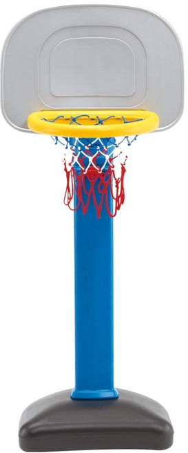 Ching Ching 標準型籃球架二段式 63*56*200cm, 藍色 + 灰色, 1組