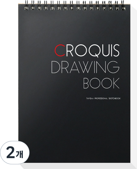 탐사 전문가용 크로키북 100g, A4, 2개, 70매