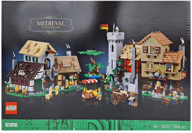 LEGO 10332 ICONS系列, 中世紀城市廣場 Medieval Town Square, 1盒