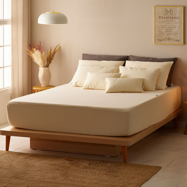 프로텍트어베드 문나잇 슬립 진드기차단 유아안전확인 방수 매트리스 커버