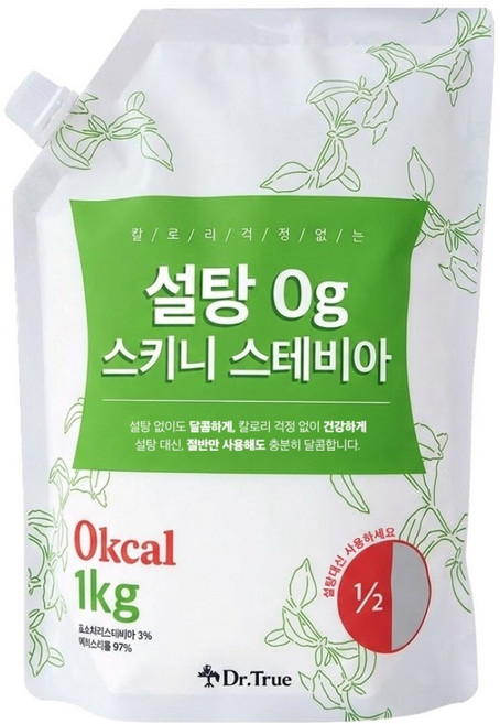 닥터트루 스키니 스테비아, 1kg, 1개