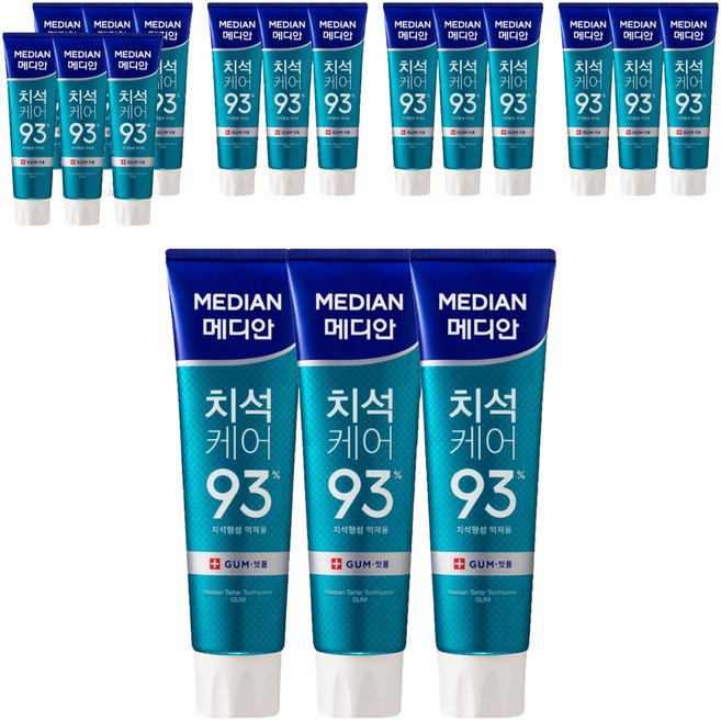 메디안 치석 잇몸 치약, 120g, 18개