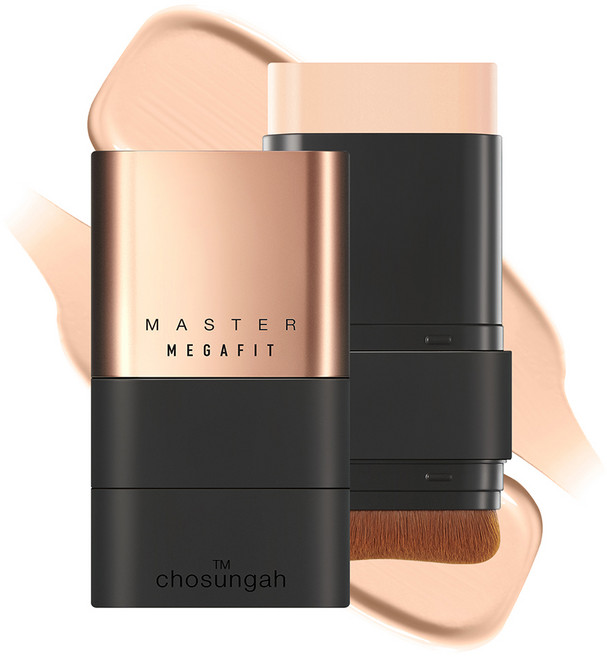 조성아TM 메가 핏 마스터 스틱 파운데이션 SPF50+ PA++++ 16g, 1개, 피치베이지