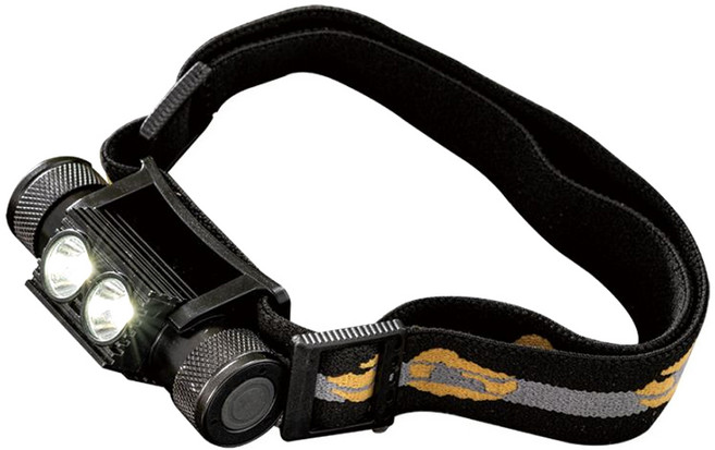 PRO KAMPING 領航家 HOTARUBI PK-HL500 鋁合金頭燈, 1個, 黑色