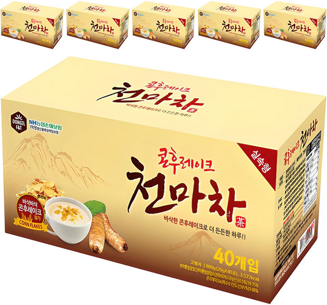 東一 玉米片天麻茶, 20g, 40入, 6個