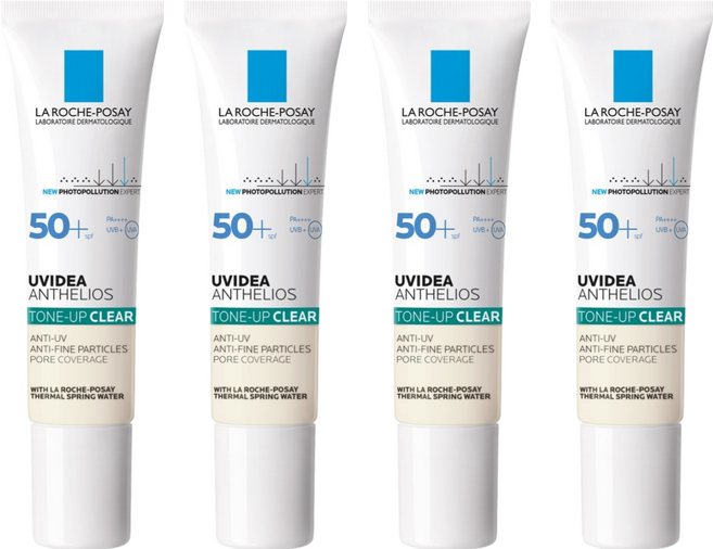 LA ROCHE POSAY 理膚寶水 台灣公司貨 全護極致抗油光防曬亮白乳 SPF50+ PA++++ UVA PRO, 30ml, 4條