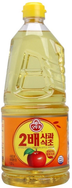 오뚜기 2배 사과식초, 1.5L, 1개