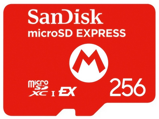 SanDisk 晟碟 microSDTM Express card for Nintendo SwitchTM 2 256GB, 紅色, 1個, 單一商品