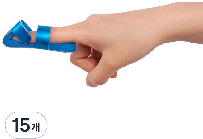 알루미늄 손가락 고정 지지 보호대 가드형, 15개