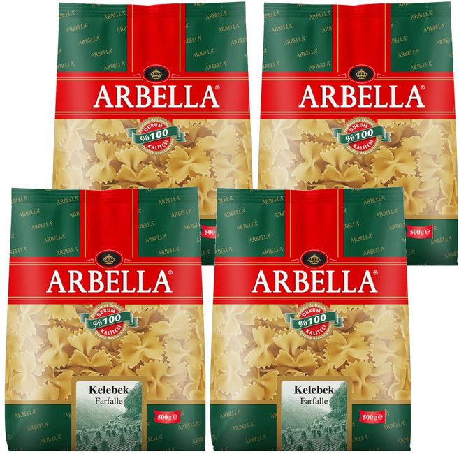 ARBELLA 阿貝拉 蝴蝶麵, 500g, 4包