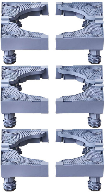 品屋 洗衣機底座, 灰色, 3個