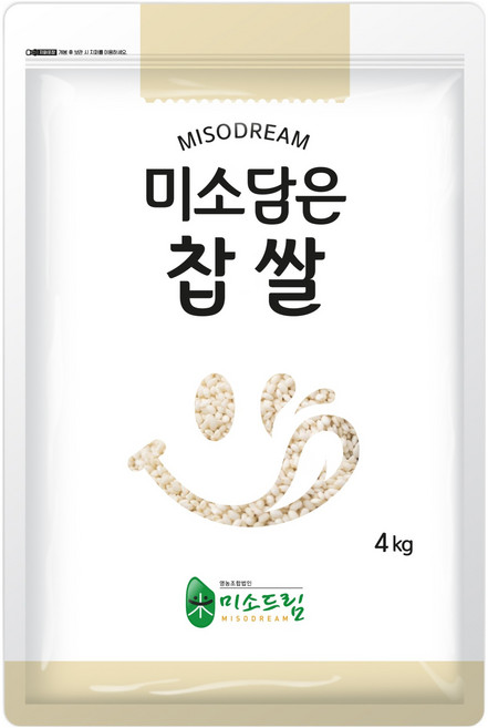 미소드림 미소담은 찹쌀, 4kg, 1개
