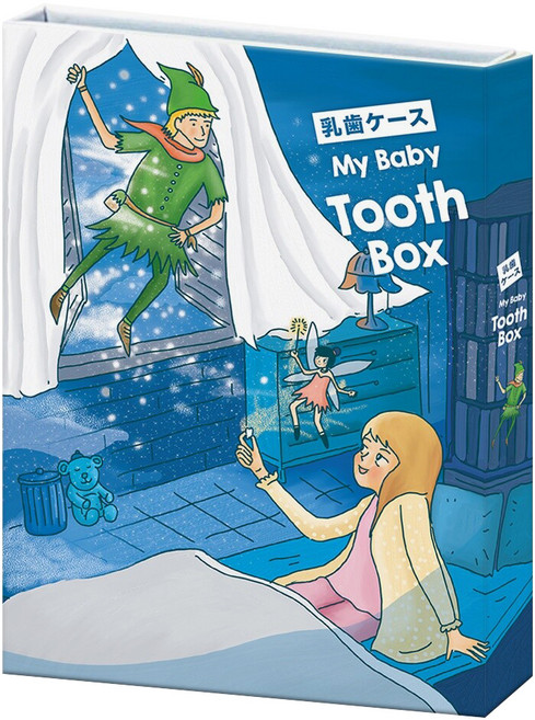 ThinkTooth 日系童話乳牙盒, 藍色