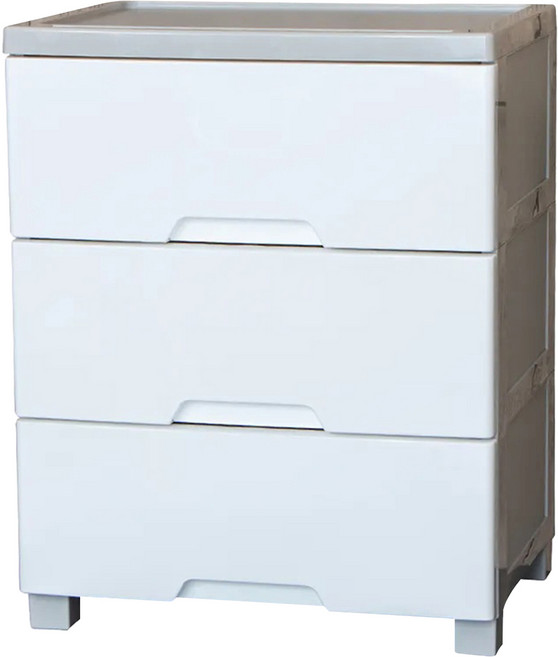 KEYWAY 聯府 特大好運五斗櫃 KS-813, 白色, 3層