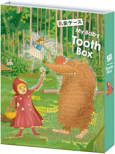 THINKTOOTH 日系童話乳牙盒, 小紅帽與野狼
