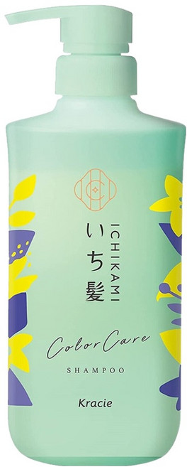 Kracie 葵緹亞 ICHIKAMI 女髮 洗髮精 護色亮澤, 480ml, 1瓶