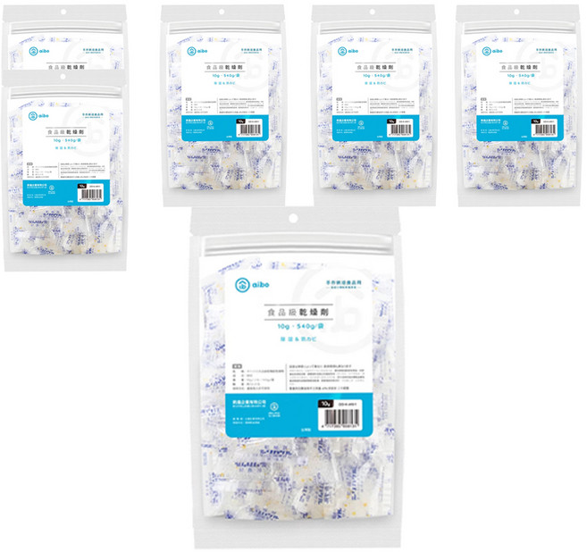 aibo 手作烘焙食品級玻璃紙乾燥劑 50包, 540g, 6袋