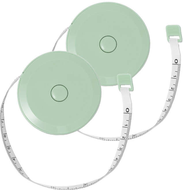 므라반 미니 줄자 민트, 150cm, 2개