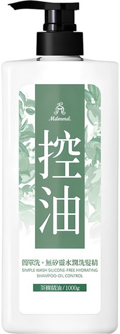 Mdmmd. 明洞國際 簡單洗 無矽靈水潤洗髮精 控油, 1kg, 1件