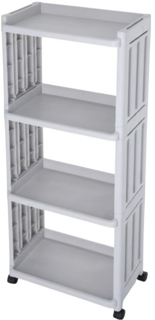 品屋 浴室置物架四層 2712, 灰色, 1個