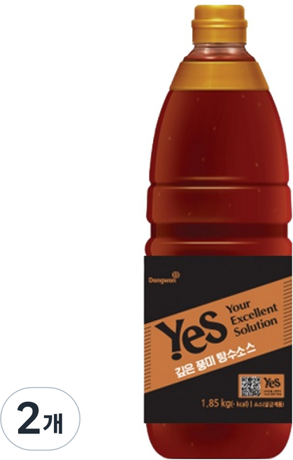 동원예스 탕수소스, 1.85kg, 2개