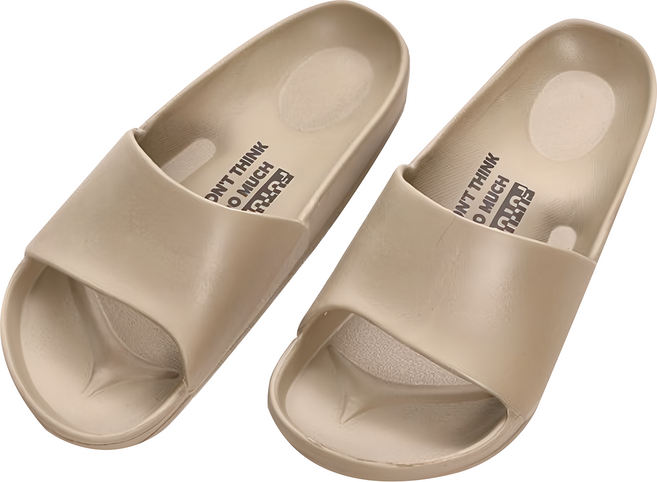 FUN PLUS 流線活力室外拖鞋 足弓舒壓 防滑紋路, 270mm, 沙色