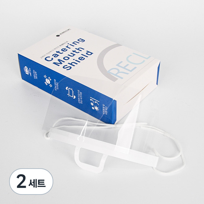 리클 위생 마스크 프레임 + 필름, 50개입, 2세트, 투명