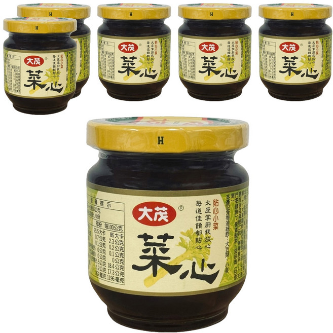 大茂 菜心, 170g, 6罐