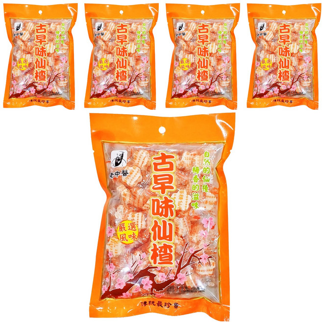老中醫 古早味仙楂, 170g, 5袋
