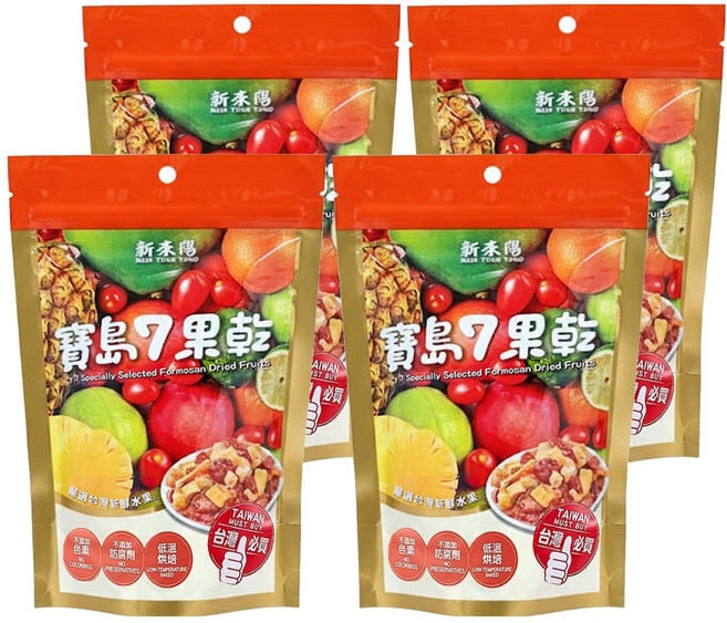 新東陽 寶島7果乾, 150g, 4包