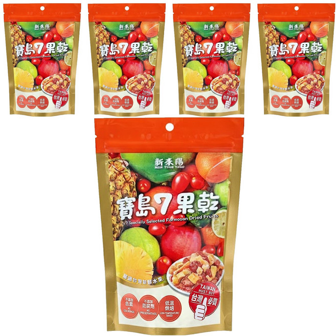 新東陽 寶島7果乾, 150g, 5包
