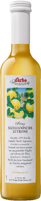 d'arbo 德寶 西西里檸檬果露糖漿, 500ml, 1瓶