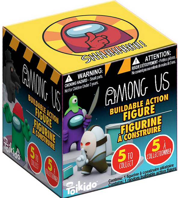 저스트토이즈 AMONGUS 빌더블 디오라마 액션 피규어 랜덤발송, 1개