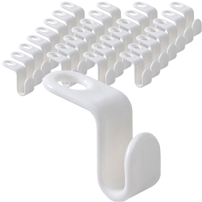 피키픽스 옷걸이 연결형 후크, 화이트, 100개