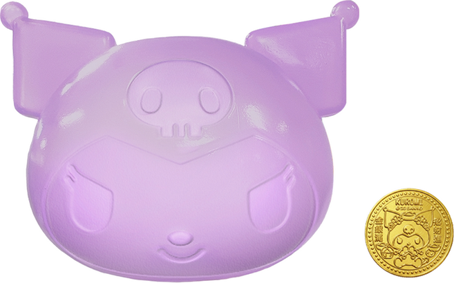 AMANDIER 雅蒙蒂 Kuromi 吉祥如意撲滿禮盒 附隨機6枚巧克力幣, 39g, 1個