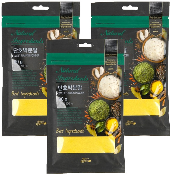 麵包園甜南瓜粉, 80g, 3個