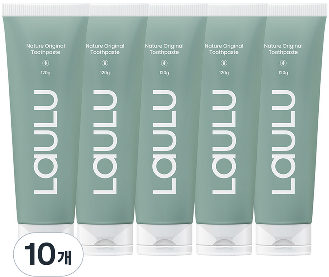 라울루 오리지날 치약, 120g, 10개