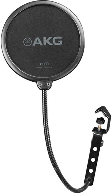 AKG 마이크 팝필터 팝스크린 윈드스크린, PF80, 혼합색상