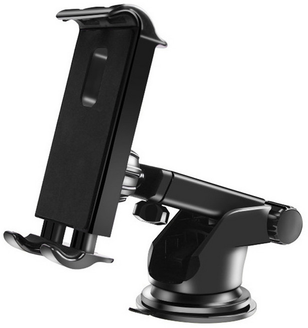 차량용 태블릿 핸드폰 거치대, 1개, 블랙