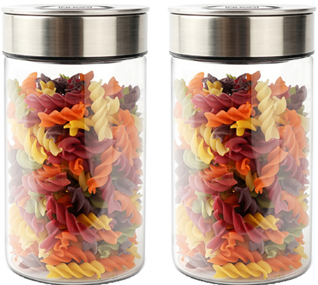 누보 원터치 밀폐용기, 2개, 1L