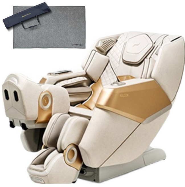 바디프랜드 팔콘 2026 헬스케어로봇 안마의자 + 러그 세트 방문설치, 혼합색상(안마의자), 그레이(러그), BFR-7220