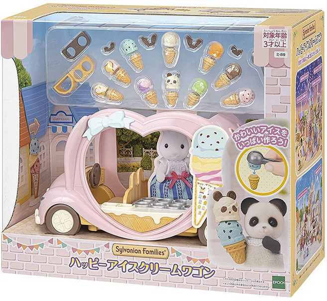 EPOCH Sylvanian Families 森林家族 冰淇淋餐車組, 1組