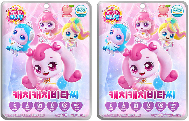 리더스인팜 캐치티니핑 캐치캐치비타씨 40p, 44g, 2개